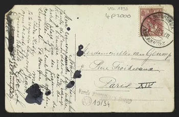 carte postale SCHELPVISSCHERS  AAN HET STRAND 4P2000 Photo