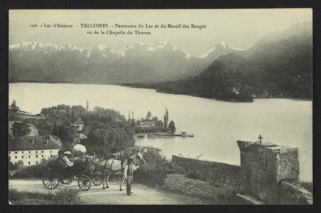 carte postale LAC D'ANNECY, PANORAMA DU LAC 4P2002 Photo