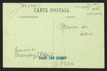 carte postale CHATEL, ARRIVEE DU COURRIER 4P2003 Photo