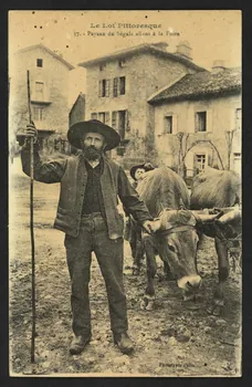 carte postale LE LOT PITTORESQUE, PAYSAN DU SEGALA 4P2020 Photo