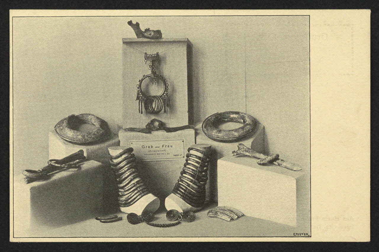 carte postale AUS EINEM FRAVENGRAB IM BECKERHOLZL BEI GAISHEIM 4P2043 Photo