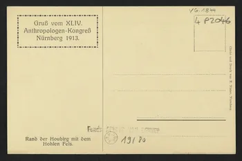 carte postale RAND DER HOUBIRG NIT DEM HOHLEN FELS 4P2046 Photo