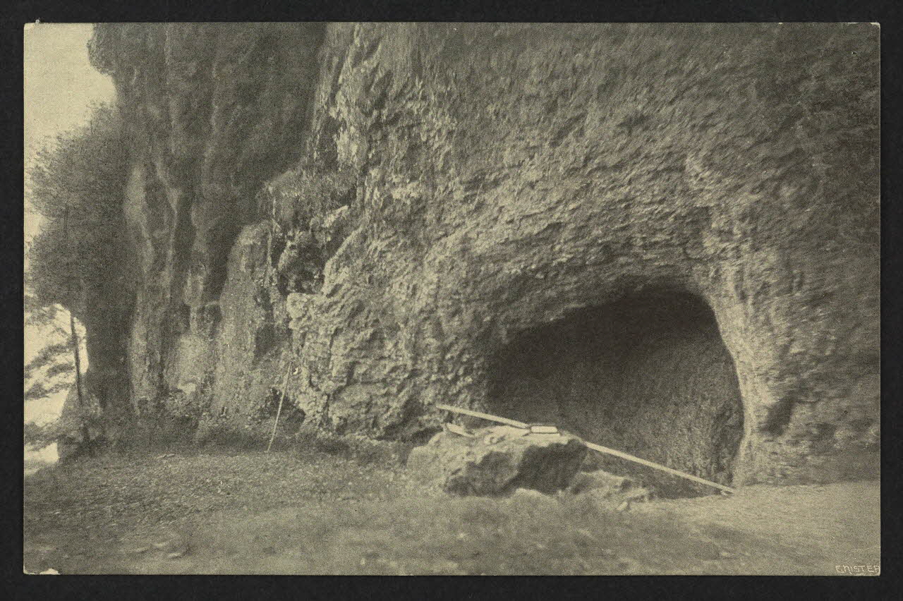 carte postale VORPLATZ AM HOHLEN FELS AUF DER HOUBIRG 4P2047 Photo