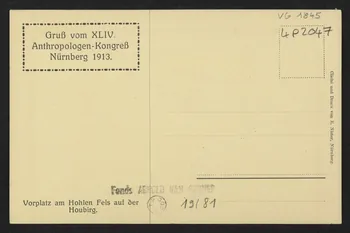 carte postale VORPLATZ AM HOHLEN FELS AUF DER HOUBIRG 4P2047 Photo
