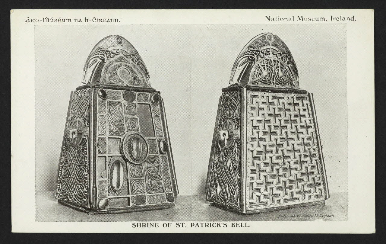 carte postale NATIONAL MUSEUM, IRELAND, CHASSE DE LA CLOCHE DE SAINT-PATRICK 4P2052 Photo