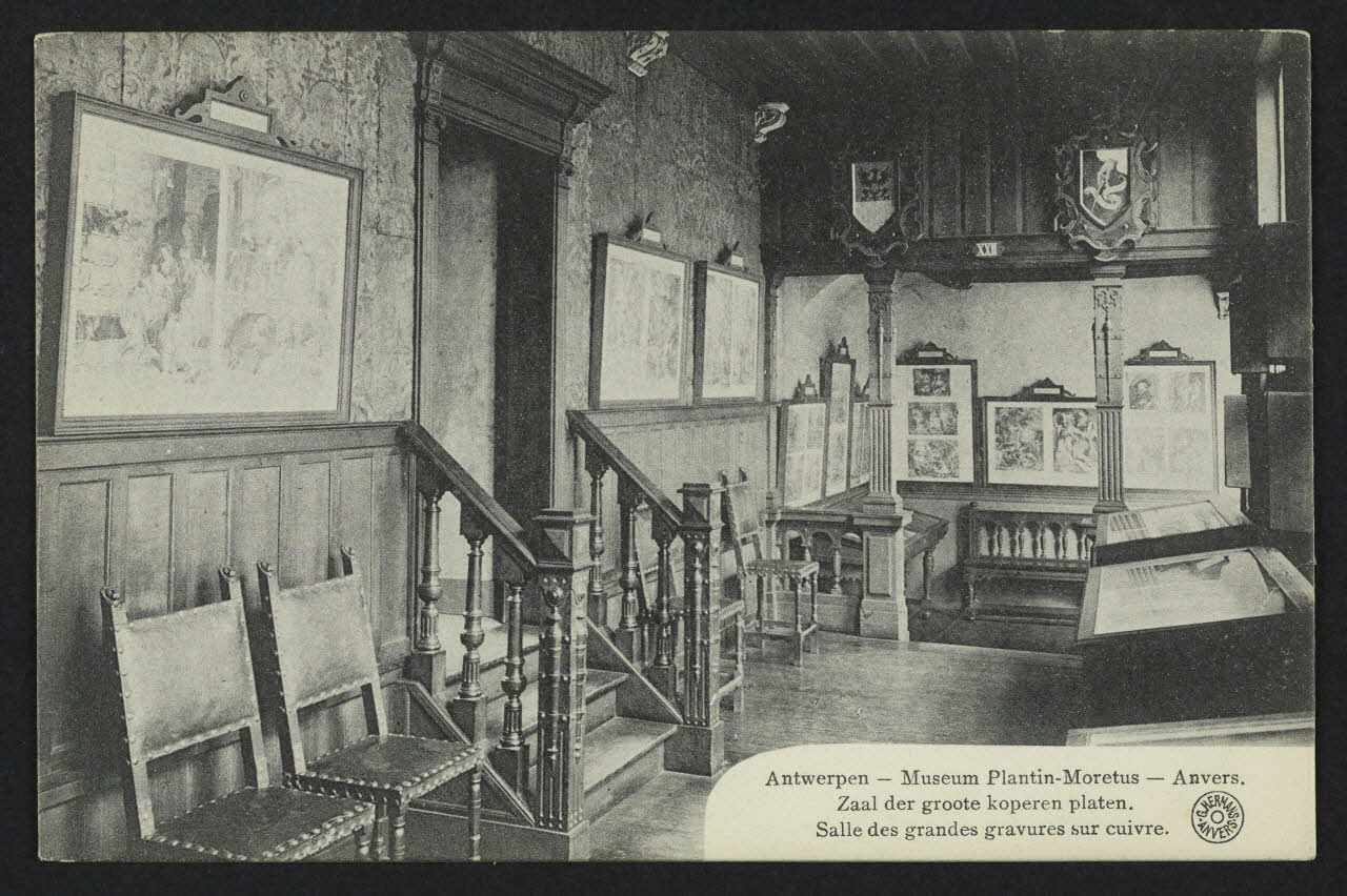 carte postale ANVERS, SALLE DES GRANDES GRAVURES SUR CUIVRE 4P2071 Photo