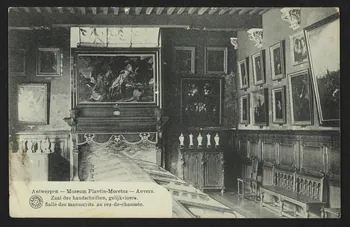 carte postale ANVERS, SALLE DES MANUSCRITS, REZ-DE-CHAUSSEE 4P2072 Photo