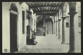 carte postale ANVERS, POMPE ET ESCALIER DANS LA GALERIE 4P2073 Photo