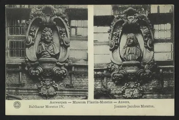 carte postale ANVERS, BALTHAZAR MORETUS IV, JOANNES JACOBUS MORETUS 4P2075 Photo