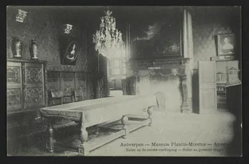 carte postale ANVERS, SALON AU PREMIER ETAGE 4P2084 Photo