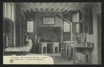 carte postale ANVERS, FONDERIE DES CARACTERES 4P2085 Photo