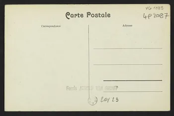 carte postale ANVERS, BALCON DE LA CHAMBRE A COUCHER 4P2087 Photo