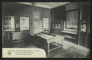 carte postale ANVERS, SALLE AU PREMIER ETAGE 4P2089 Photo