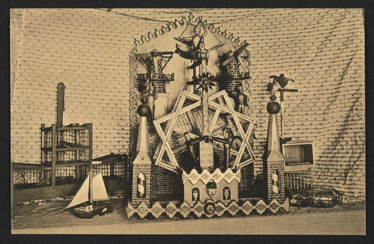 carte postale MUSEE DE FOLKLORE, OBJETS SERVANT A L'ORNEMENTATION DES INTERIEURS 4P2098 Photo