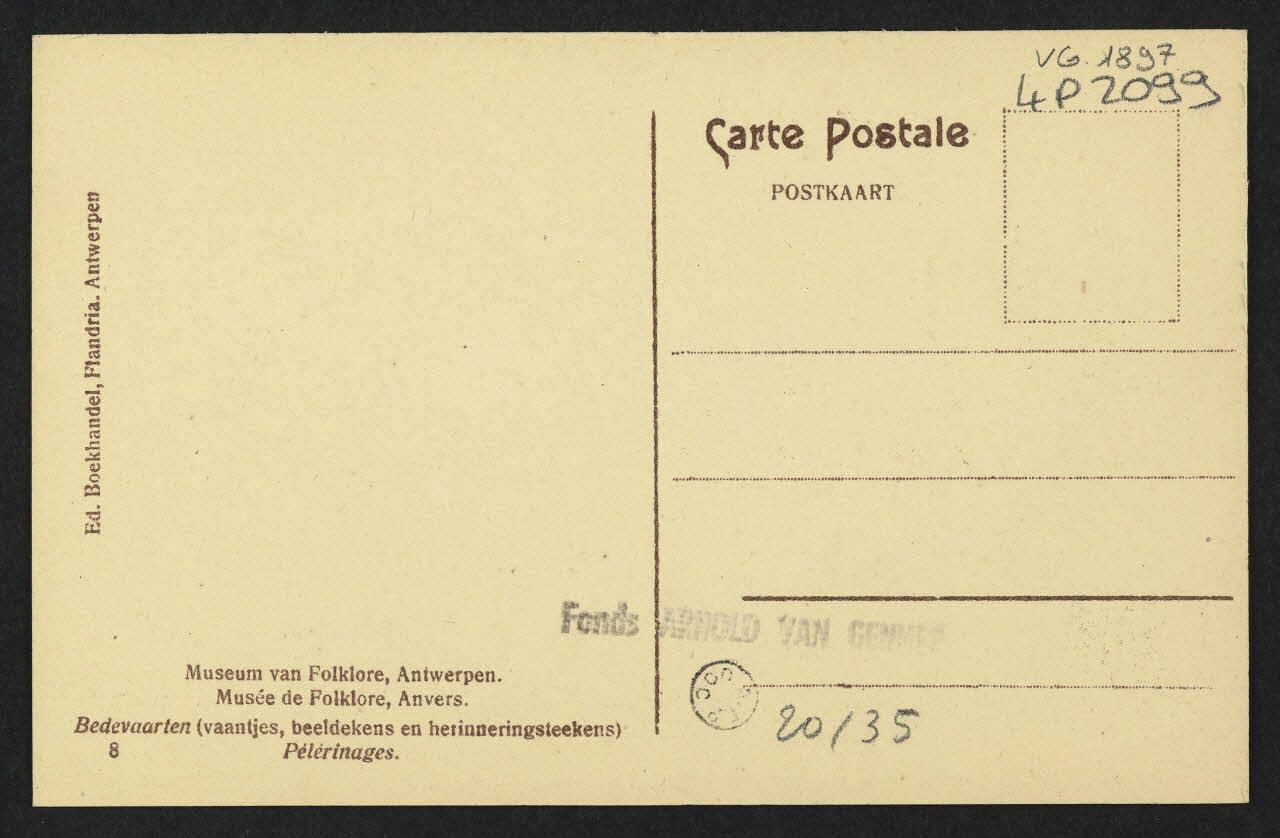 carte postale MUSEE DE FOLKLORE, PELERINAGES 4P2099 Photo