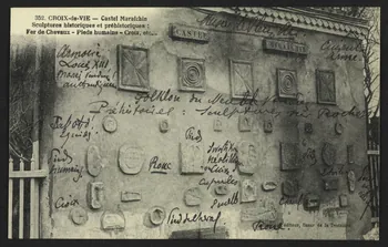 carte postale CASTEL MARAICHIN, SCULPTURES HISTORIQUES, PREHISTORI 4P2180 Photo