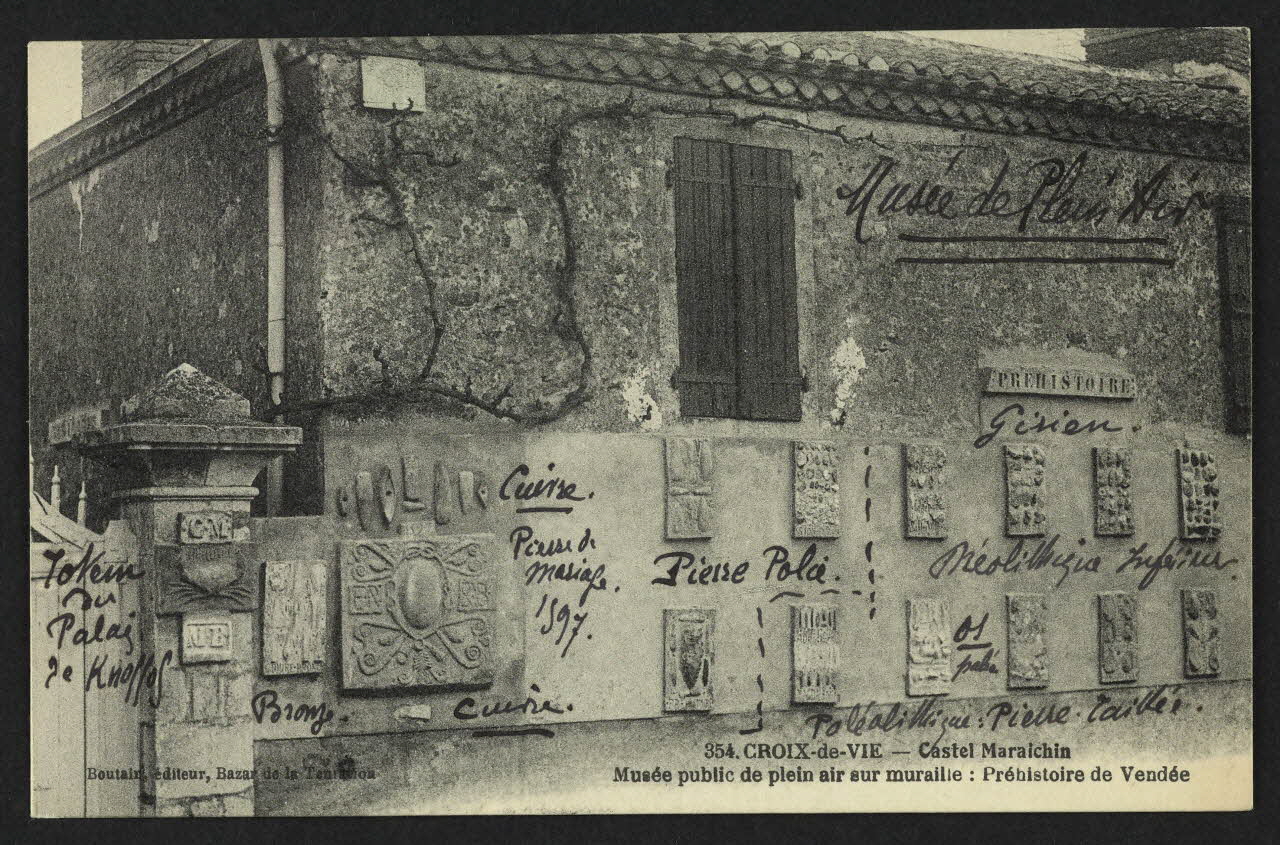 carte postale CASTEL MARAICHIN, MUSEE PUBLIC DE PLEIN AIR SUR MUR 4P2182 Photo