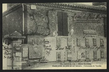 carte postale CASTEL MARAICHIN, MUSEE PUBLIC DE PLEIN AIR SUR MUR 4P2182 Photo