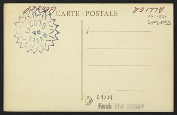 carte postale FOUILLES DE GLOZEL DU COMITE D'ETUDES 4P2193  Photo