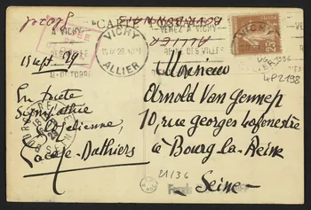 carte postale FOUILLES DE GLOZEL DU COMITE D'ETUDES 4P2198  Photo