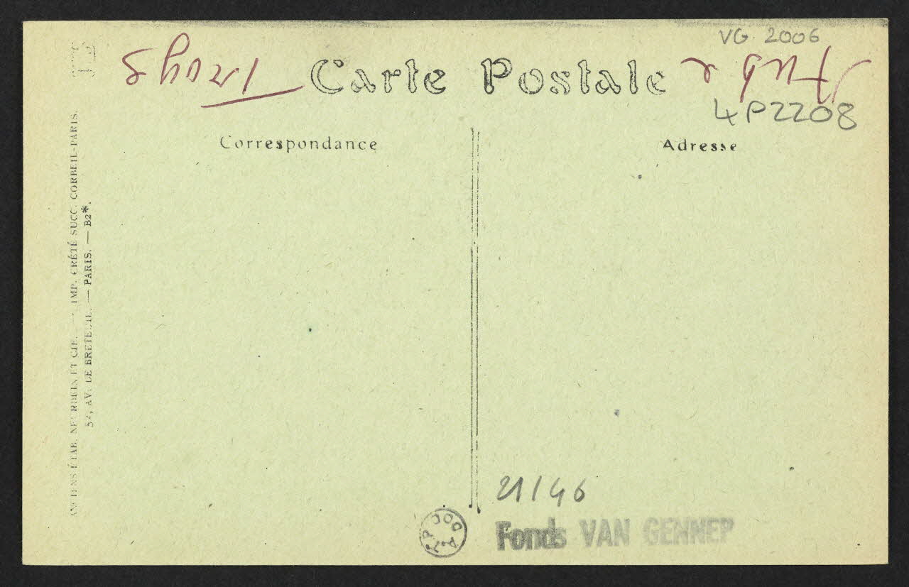 carte postale TROYES, LE MUSEE, LA GALERIE D'ARCHEOLOGIE 4P2208  Photo