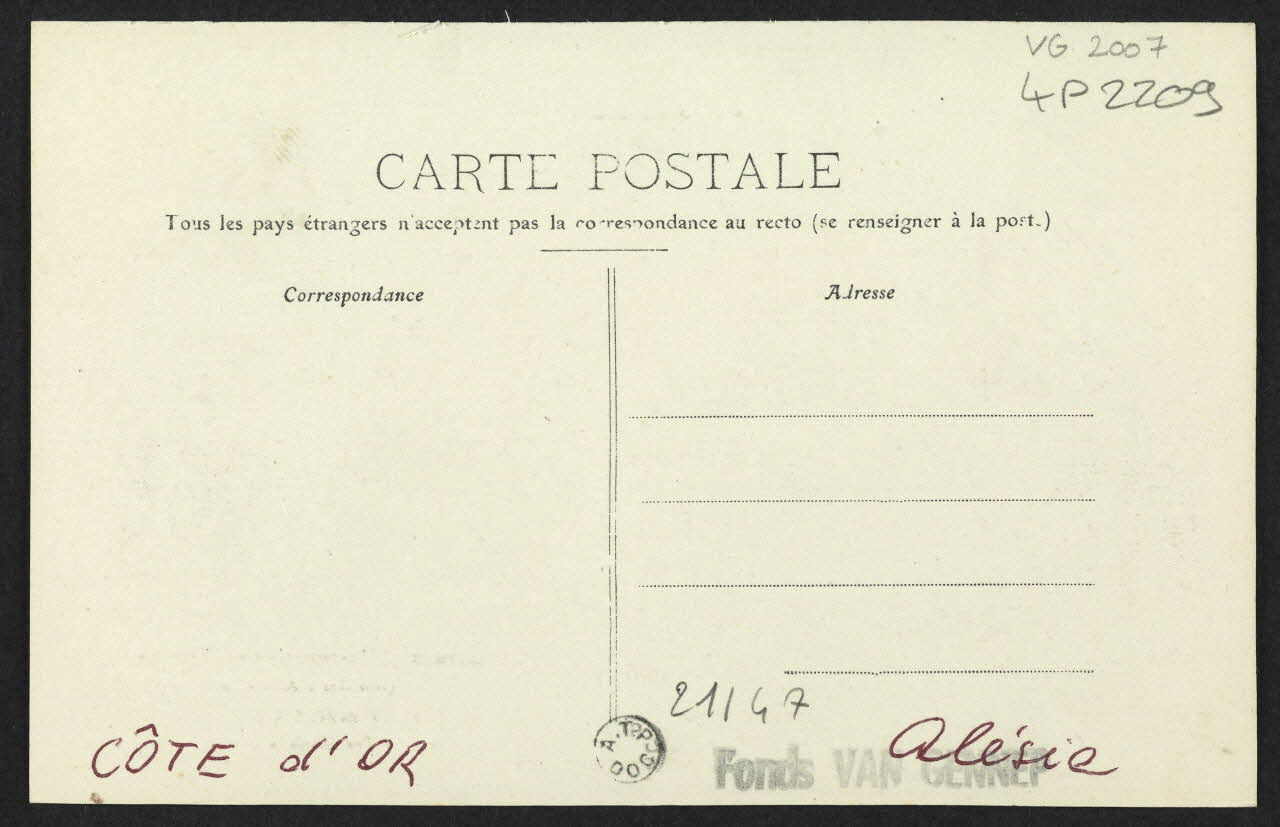 carte postale PRO ALESIA", CHAUDRONS GALLO-ROMAINS EN BRONZE Côte-d'Or 1906 4P2209 Photo