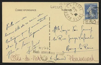 carte postale PLOUMANACH, LA PIERRE BRANLANTE 4P2239 Photo