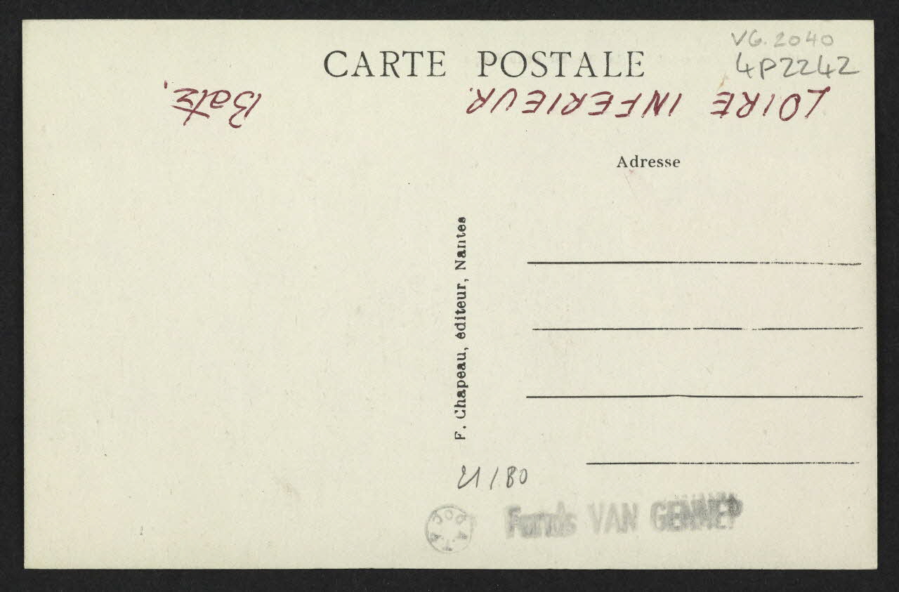 carte postale BATZ, LE, LE MENHIR ET LA PLAGE 4P2242 Photo
