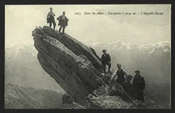 carte postale DANS LES ALPES, UNE POINTE A 3049M, L'AIGUILLE DORAN 4P2243  Photo