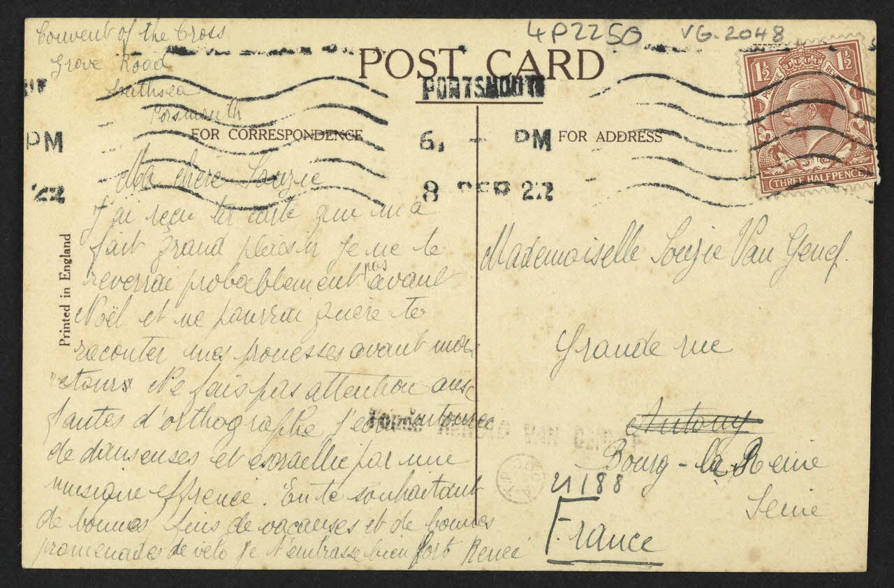 carte postale SOUTHSEA 4P2250 Photo