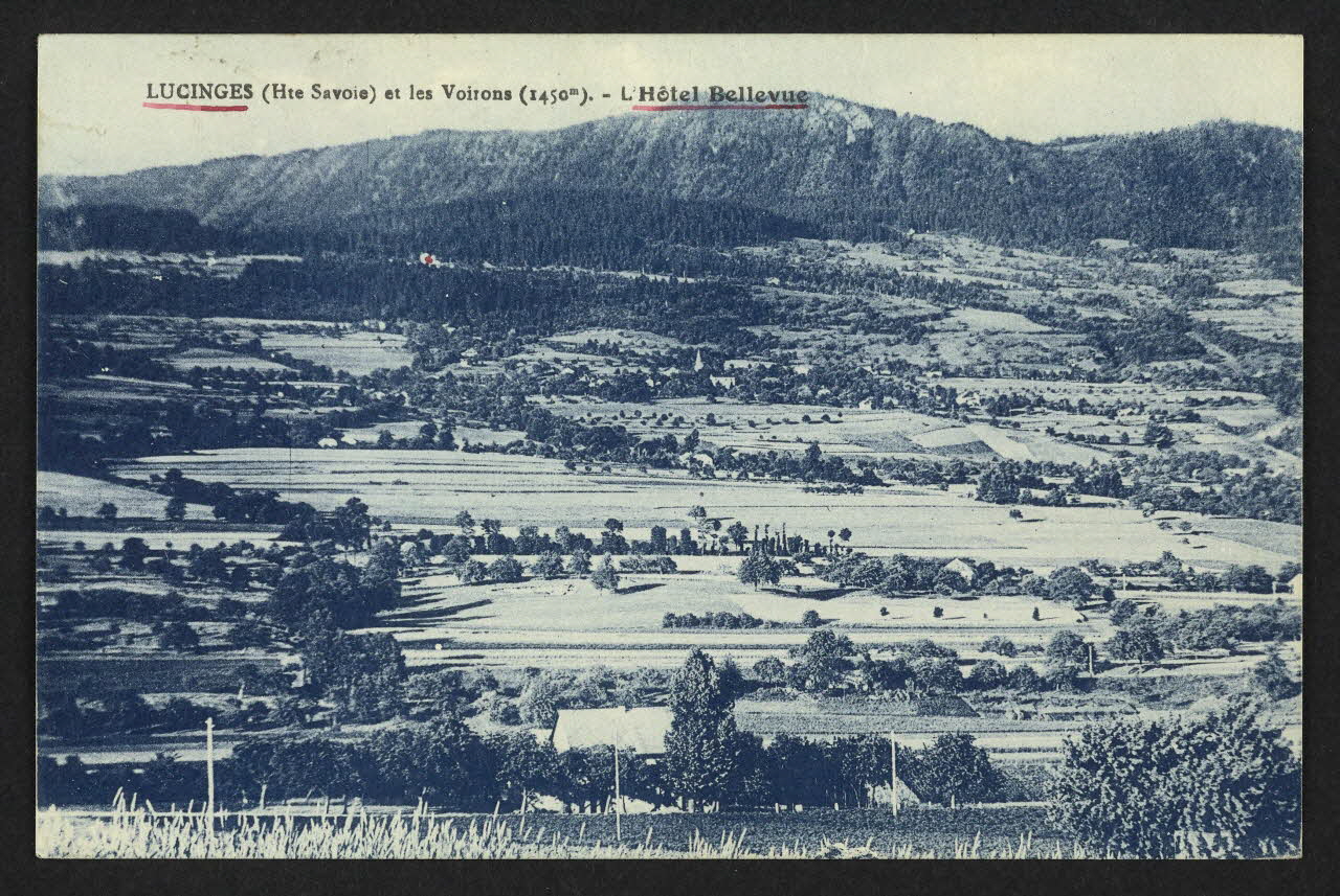 carte postale LUCINGES ET LES VOIRONS, L'HOTEL BELLEVUE 4P2266 Photo