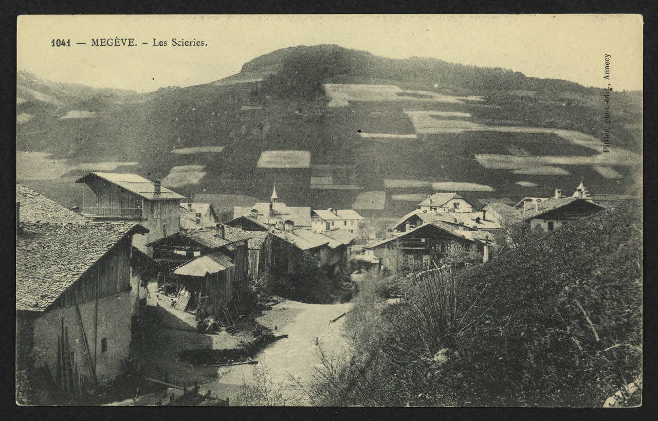 carte postale MEGEVE, LES SCIERIES 4P2269 Photo
