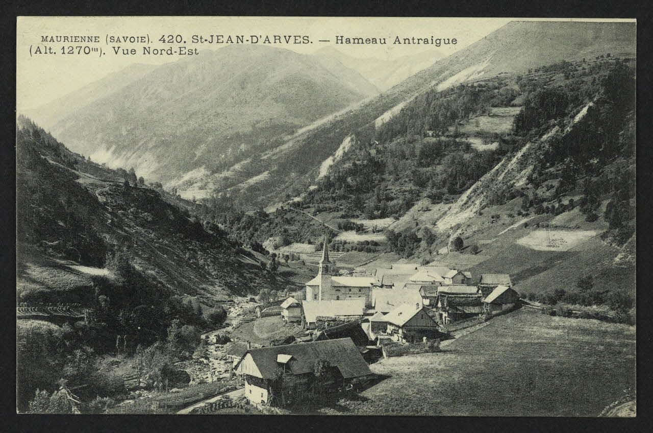 carte postale MAURIENNE, SAINT-JEAN-D'ARVES, HAMEAU ANTRAIGUE 4P2274 Photo