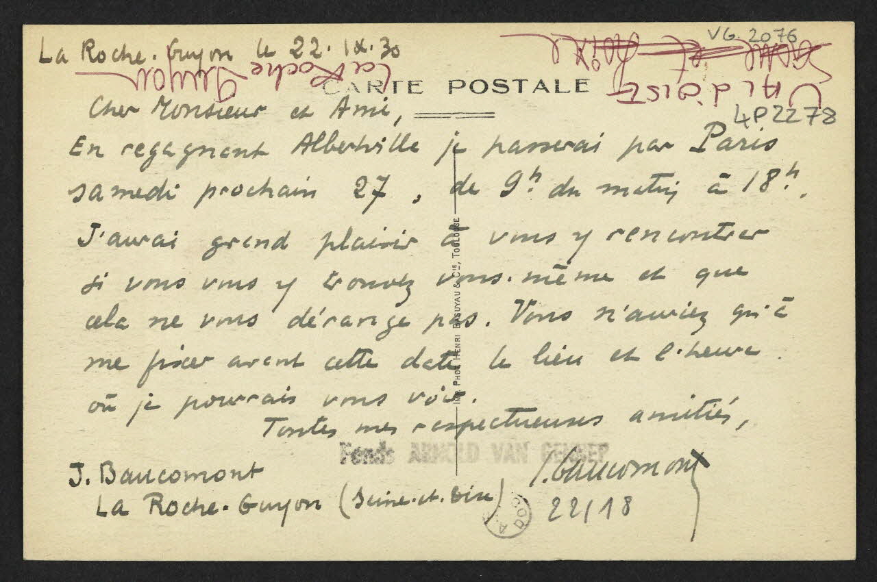 carte postale LA ROCHE-GUYON 4P2278 Photo