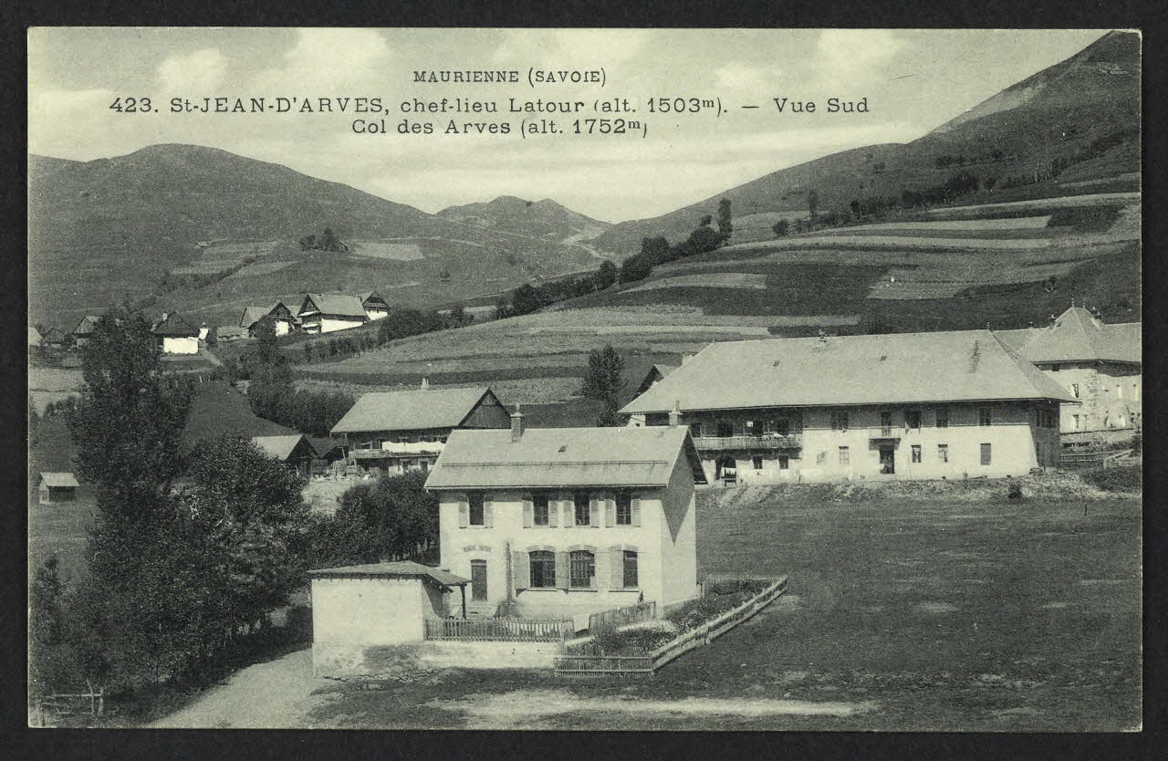 carte postale MAURIENNE, SAINT JEAN D'ARVES, COL DES ARVES 4P2279 Photo