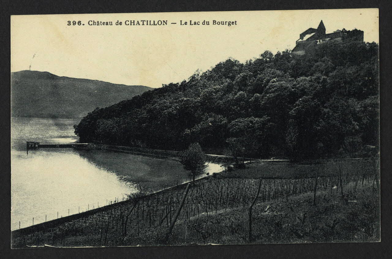 carte postale CHATEAU DE CHATILLON, LE LAC DU BOURGET 4P2282 Photo