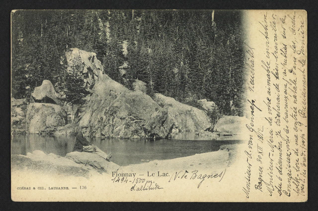 carte postale LE LAC DE FIONNAY 4P2287 Photo