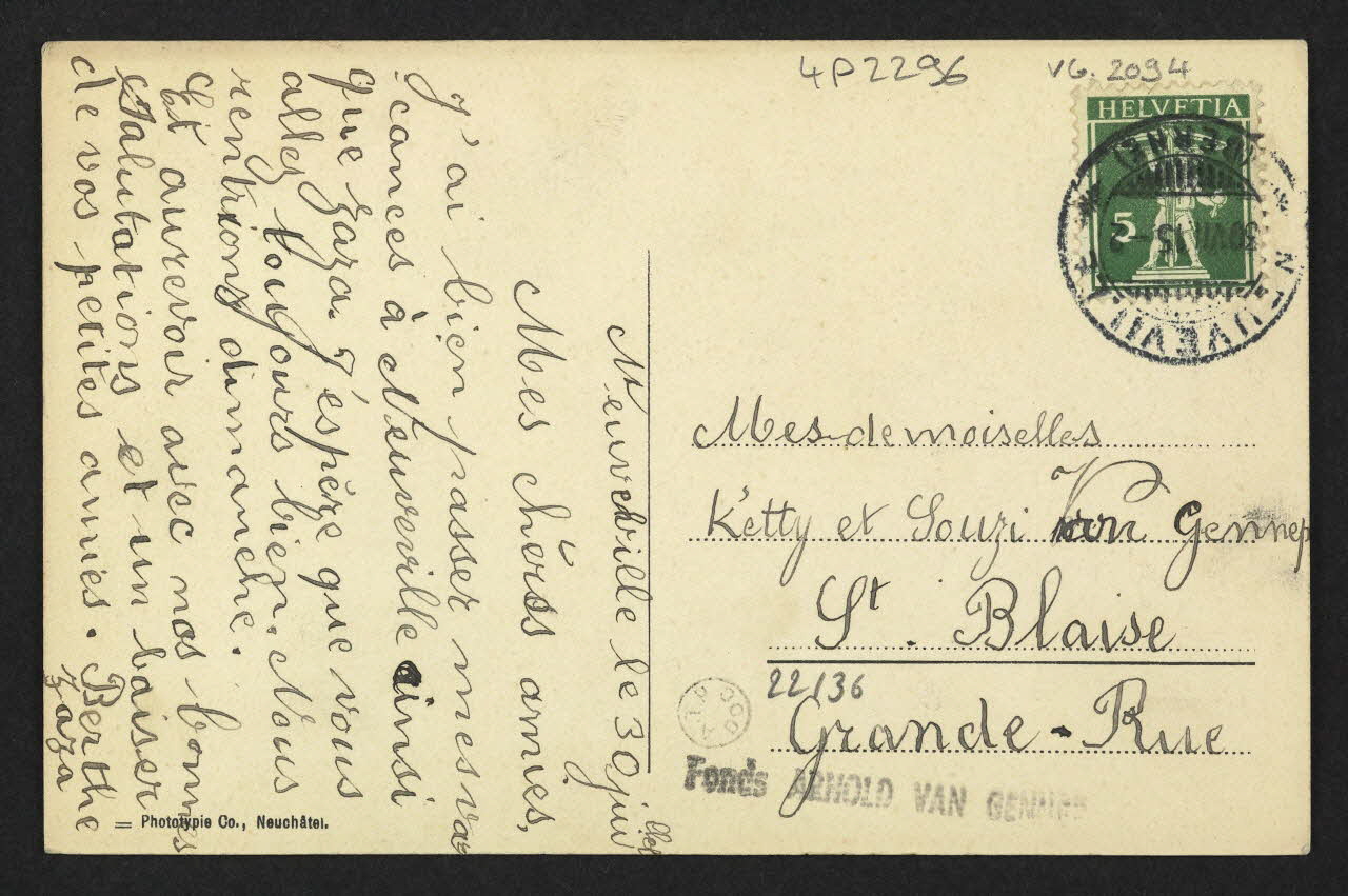 carte postale NEUVILLE, VUE GENERALE 4P2296 Photo