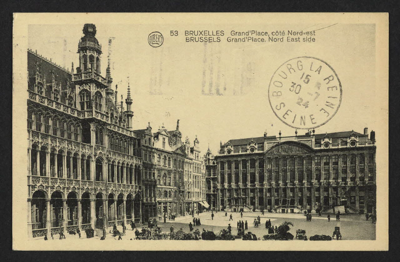 carte postale BRUXELLES, GRAND'PLACE, COTE NORD-EST 4P2302 Photo