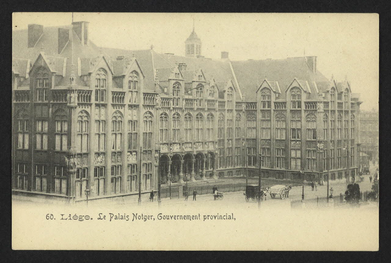 carte postale LIEGE, LE PALAIS NOTGER, GOUVERNEMENT PROVINCIAL 4P2305 Photo