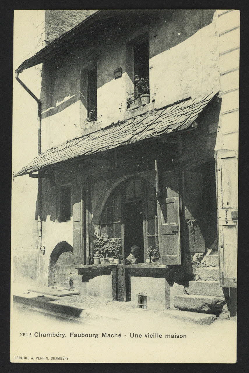 carte postale CHAMBERY, FAUBOURG MACHE, UNE VIEILLE MAISON 4P2333 Photo