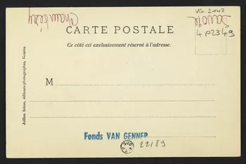 carte postale CHAMBERY, COUR DE LA MAISON DES LAMBERT, PASSAGE H MURGER, NUMERO 6 4P2349 Photo
