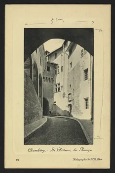 carte postale CHAMBERY, LE CHATEAU, LA RAMPE 4P2350 Photo