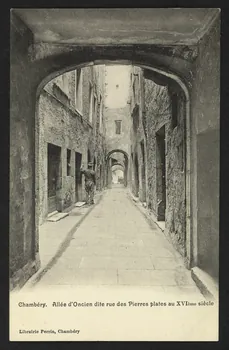 carte postale CHAMBERY, ALLEE D'ONCIEN DITE RUE DES PIERRES PLATES OB 16E. S 4P2355  Photo