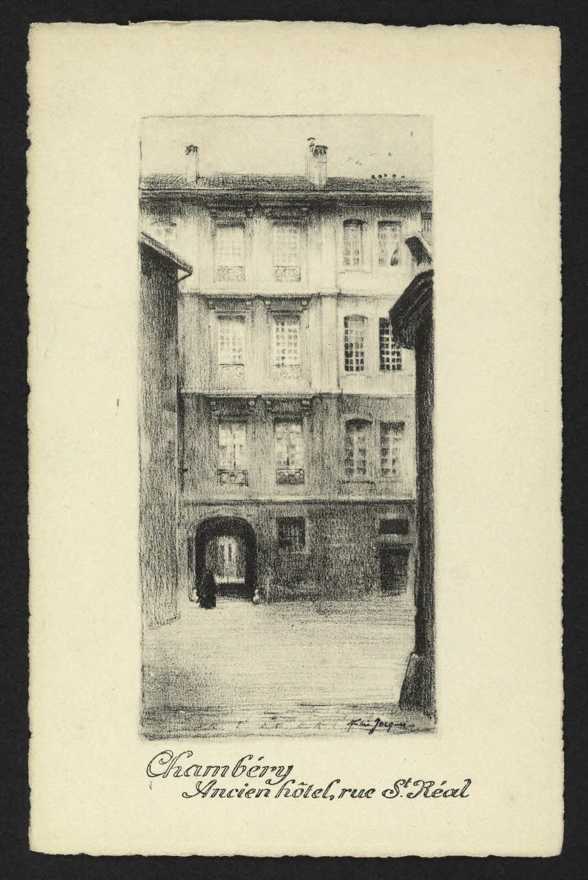 carte postale CHAMBERY, ANCIEN HOTEL, RUE SAINT REAL 4P2356 Photo