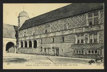 carte postale MANOIR D'ANGO, LA FACADE 4P2366  Photo