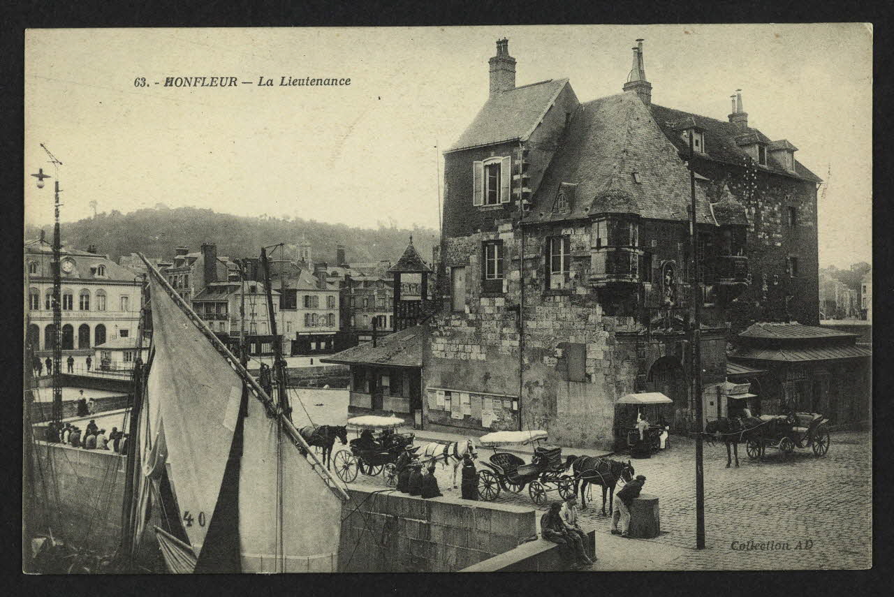 carte postale HONFLEUR, LA LIEUTENANCE 4P2367 Photo