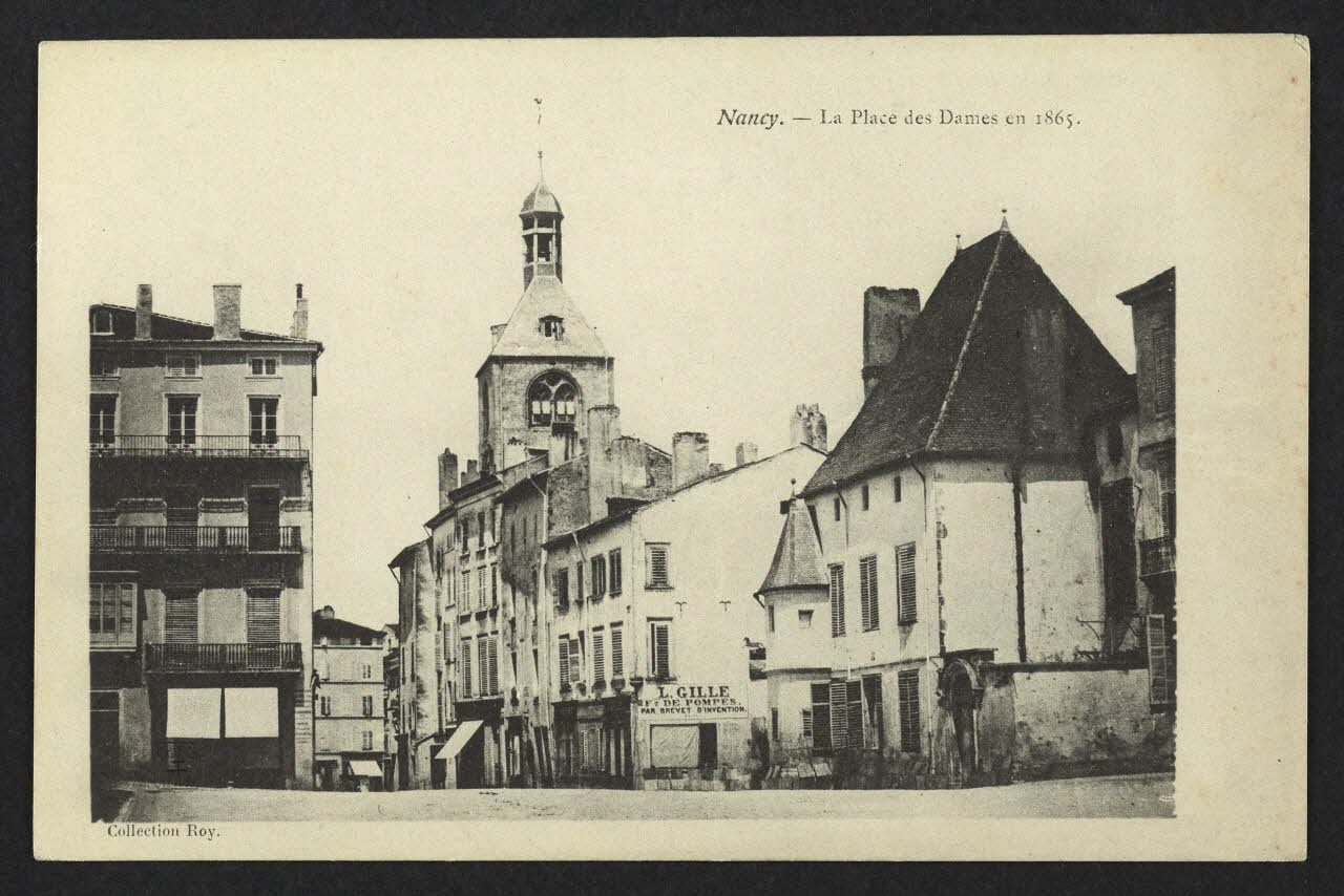 carte postale NANCY, LA PLACE DES DAMES EN 1865 4P2369 Photo