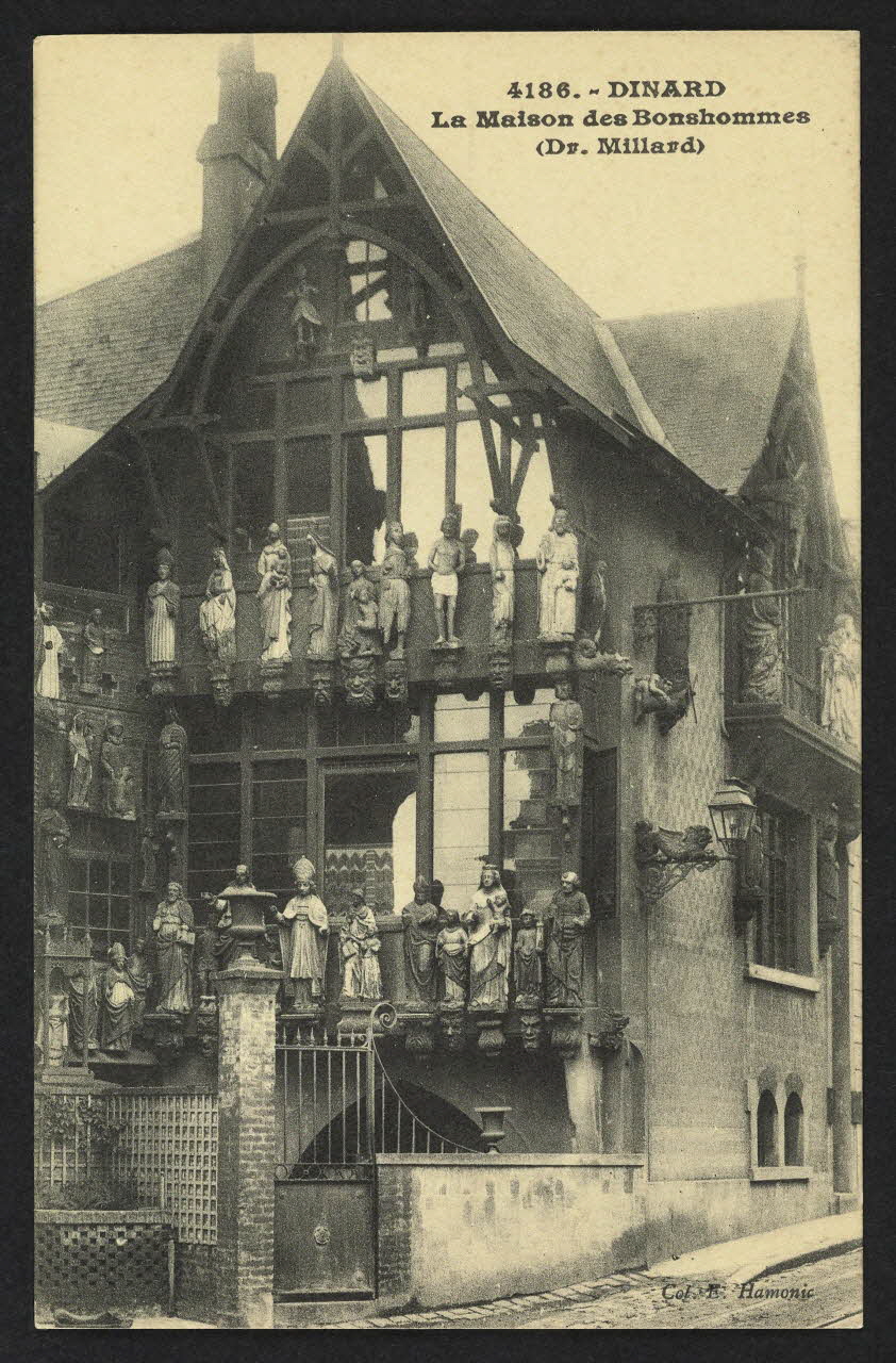 carte postale DINARD, LA MAISON DES BONSHOMMES (DR MILLARD) 4P2370 Photo