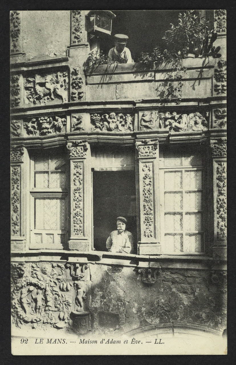 carte postale LE MANS, MAISON D'ADAM ET EVE 4P2379  Photo